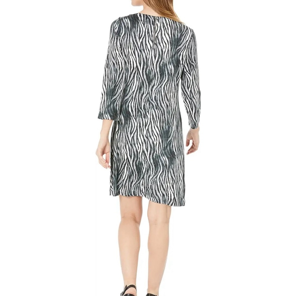 Tommy Bahama - Darcy Zesty Zebra Dress Size: Medium 3/4 Sleeve Dress (NWT) - Picture 3 of 16